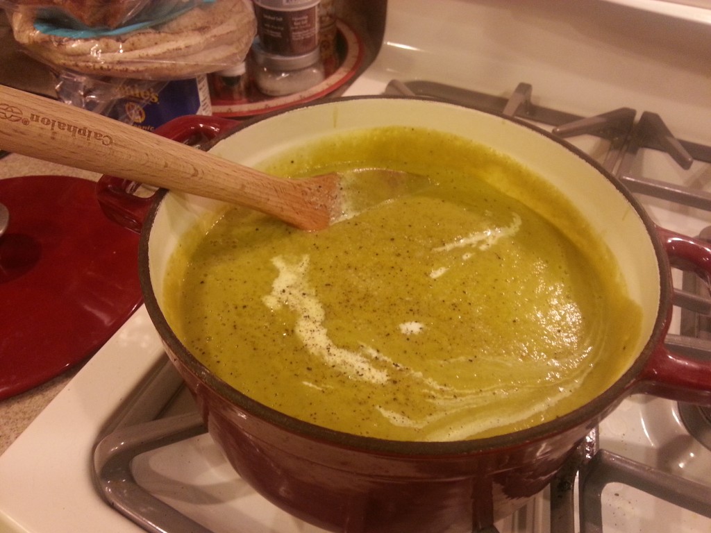 Pureed Broccoli Soup 5